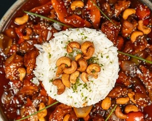 Chinese with rice