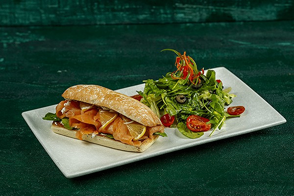 SMOKED SALMON  SANDWICH