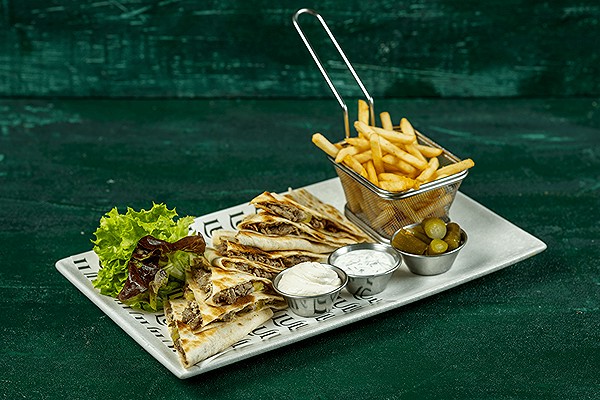 BEEF SHAWERMA QUESADILLA